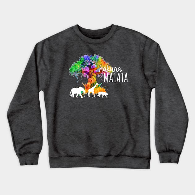 Hakuna matata Crewneck Sweatshirt by Polynesian Vibes